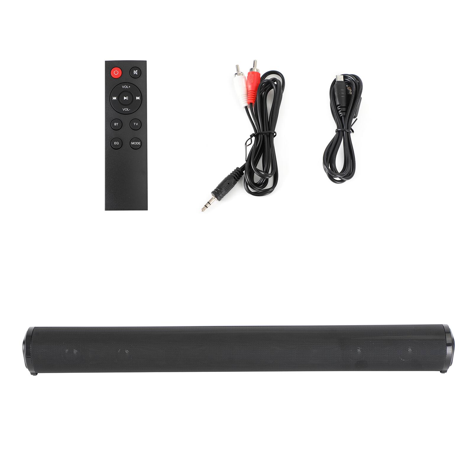 Alt View 10. Topteng - BS-10 2.0 Channel Home Theater Soundbar with Wireless Subwoofer, 3D Surround & TWS Pairing - Black - Black.