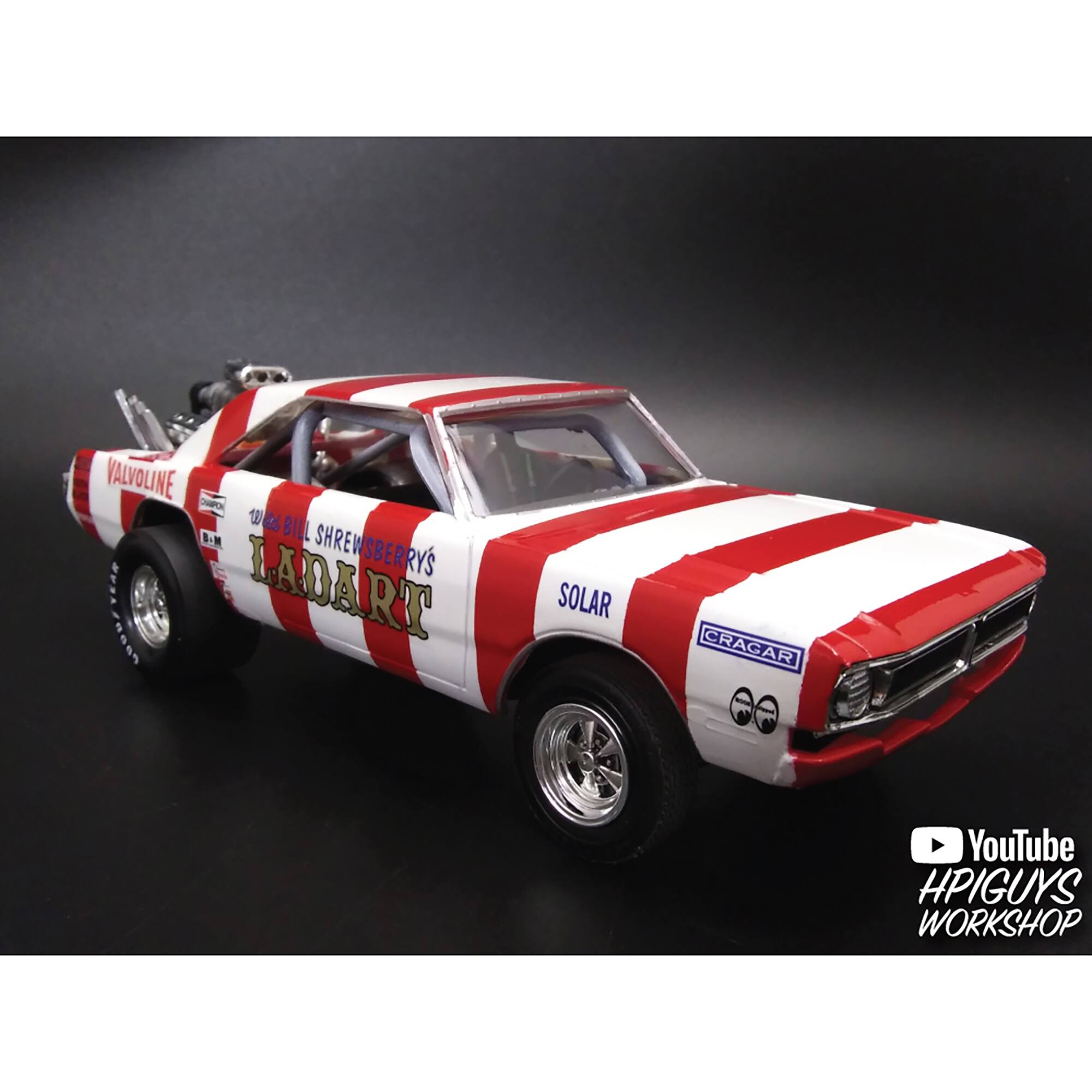 The text on the image reads "Valvoline's Shrewsberry's Tadart's Odds Solar Cragar."