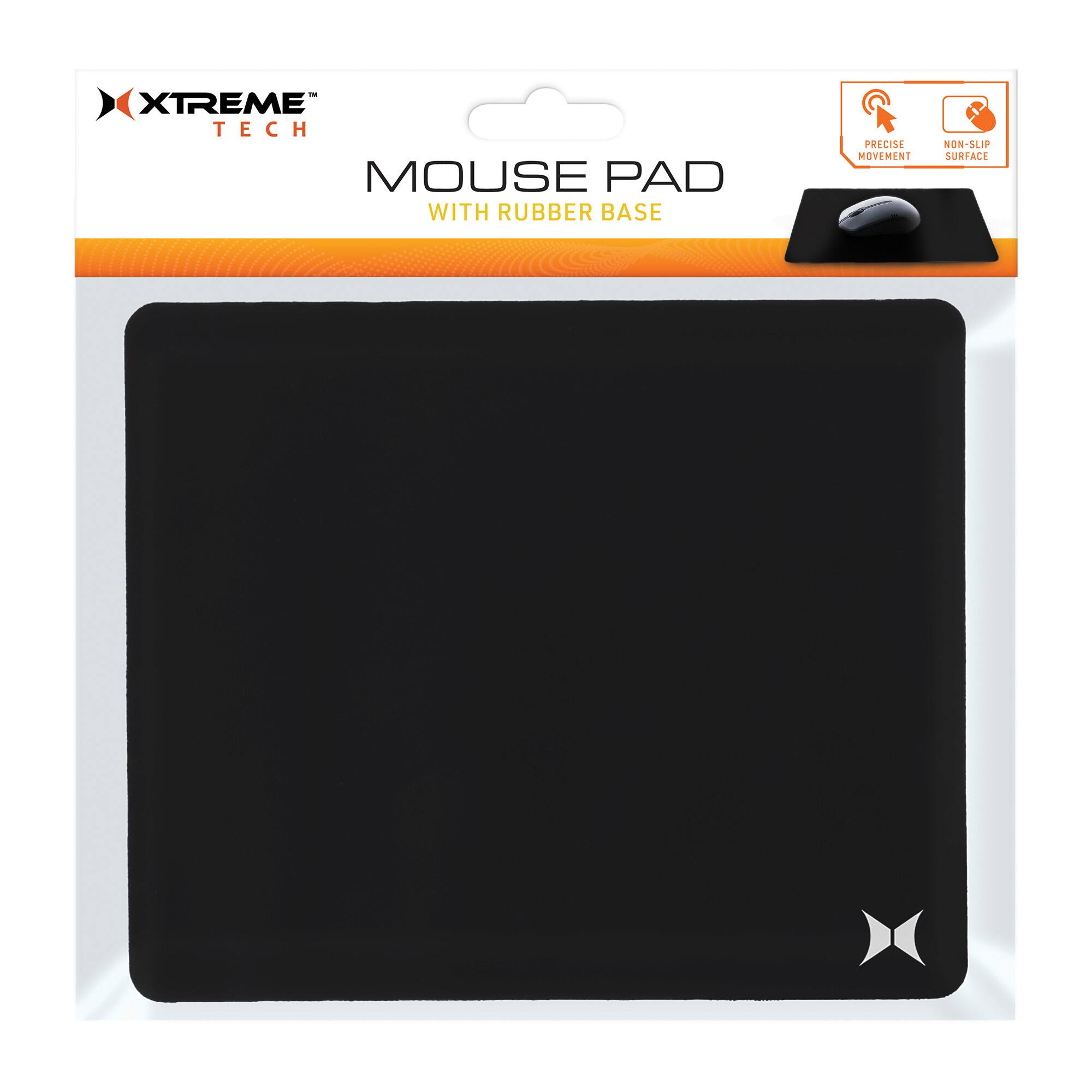 XTREME TECH MOUSE PAD WITH RUBBER BASE PRECISE MOVEMENT NON-SLIP SURFACE