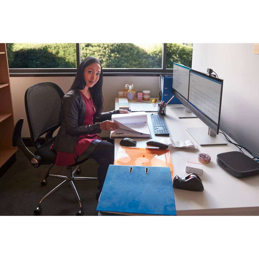 Alt View 2. HP - HP E24t G5 24" Class LCD Touchscreen Monitor - 16:9 - 5 ms - 23.8" Viewable - Advanced In-Cell Touch (AIT) - 10 Point(s) - Black,Silver.