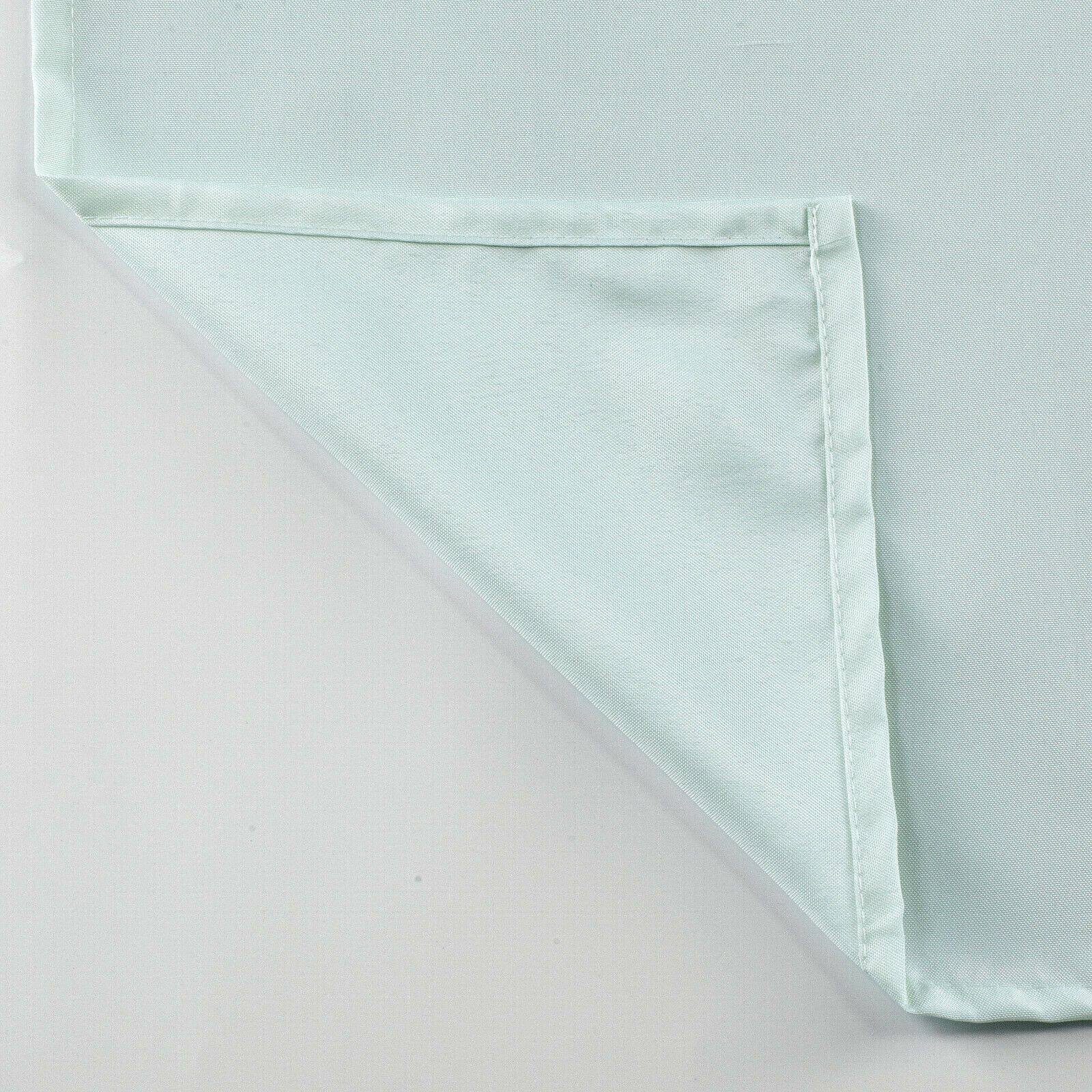 Back. Kate Aurora - Kate Aurora Hotel Collection Water Resistant Fabric Shower Curtain Liner - Seamist/Aqua - Seamist/Aqua.