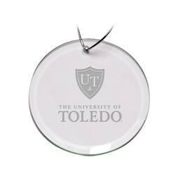 Jardine - Toledo Rockets 3'' Round Glass Ornament - Multicolor