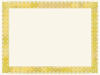 "Gartner Studios - Certificates, 8.5"" x 11"", 15/Pack (36004-S) - Ivory/Gold" price history on PriceWatchPro