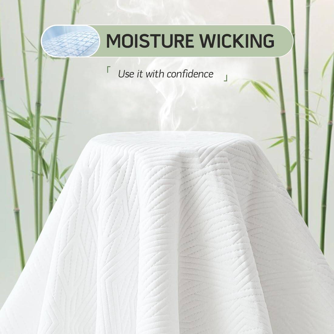 MOISTURE WICKING  
Use it with confidence