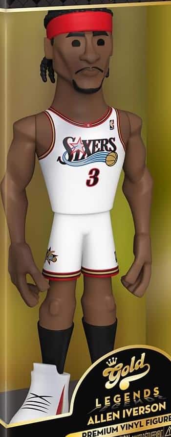 Funko GOLD 12 NBA LG: 76ers Allen Iverson (Styles May Vary