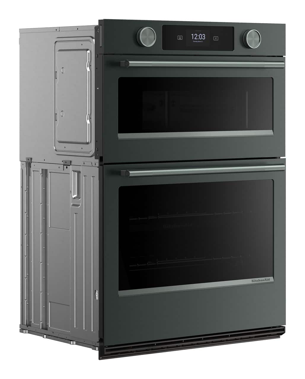 KitchenAid - 30 inch Smart Built-In Electric Combination Wall Oven with Microwave and Intelligent Cooking Camera - Juniper