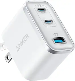 Anker - Nano Charger(70W, 3 Ports) - White