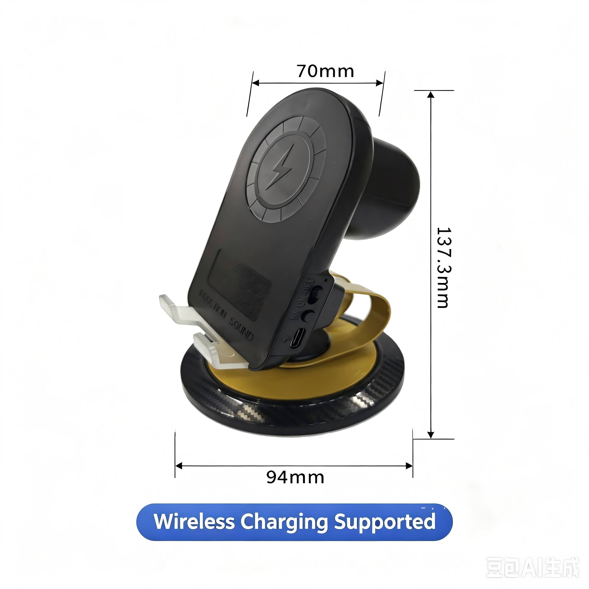 70mm  
ADOCTION SOUND  
DESIGN  
137.3mm  
94mm  
Wireless Charging Supported  
AI