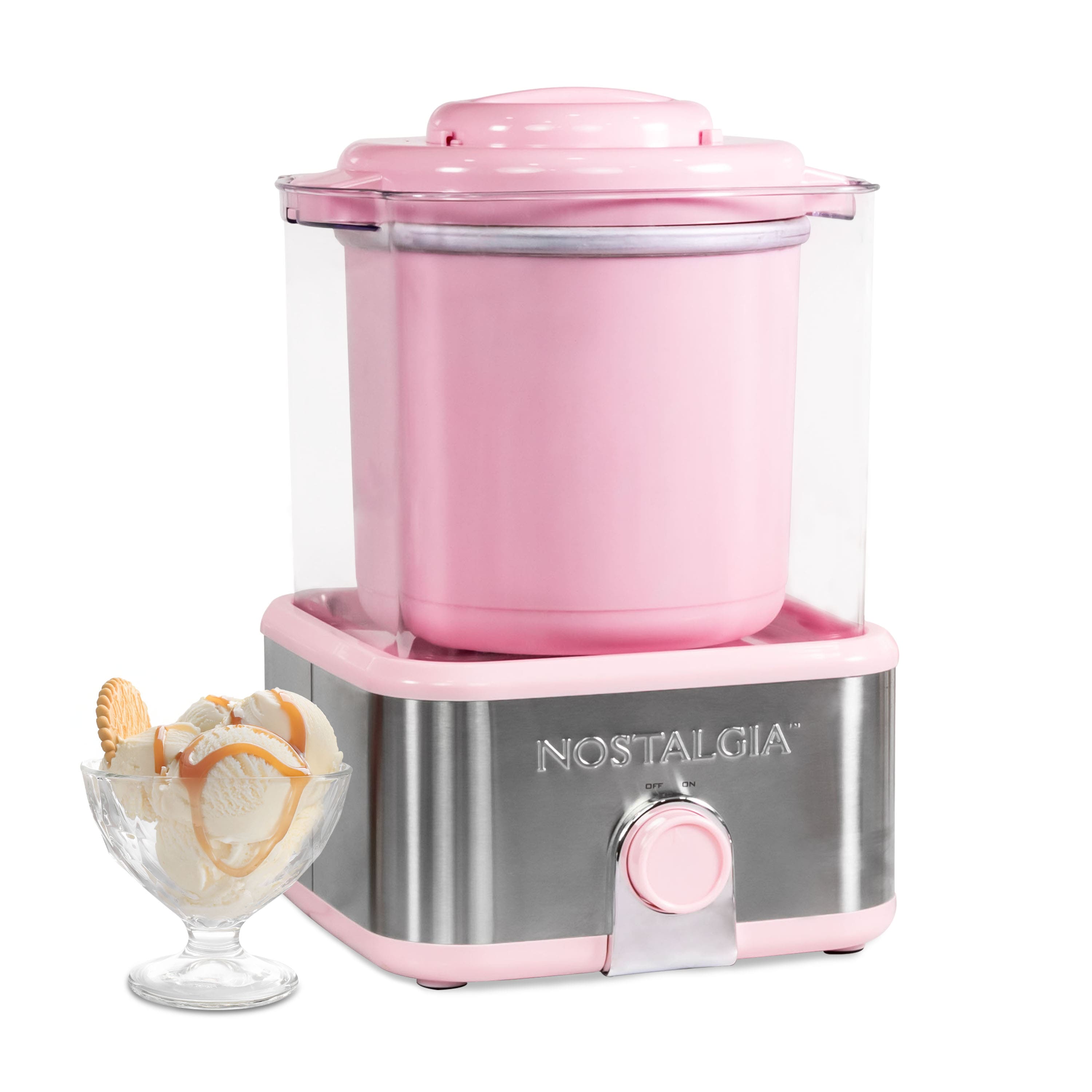 Nostalgia - Electric 2-qt. Ice Cream Maker - Pink