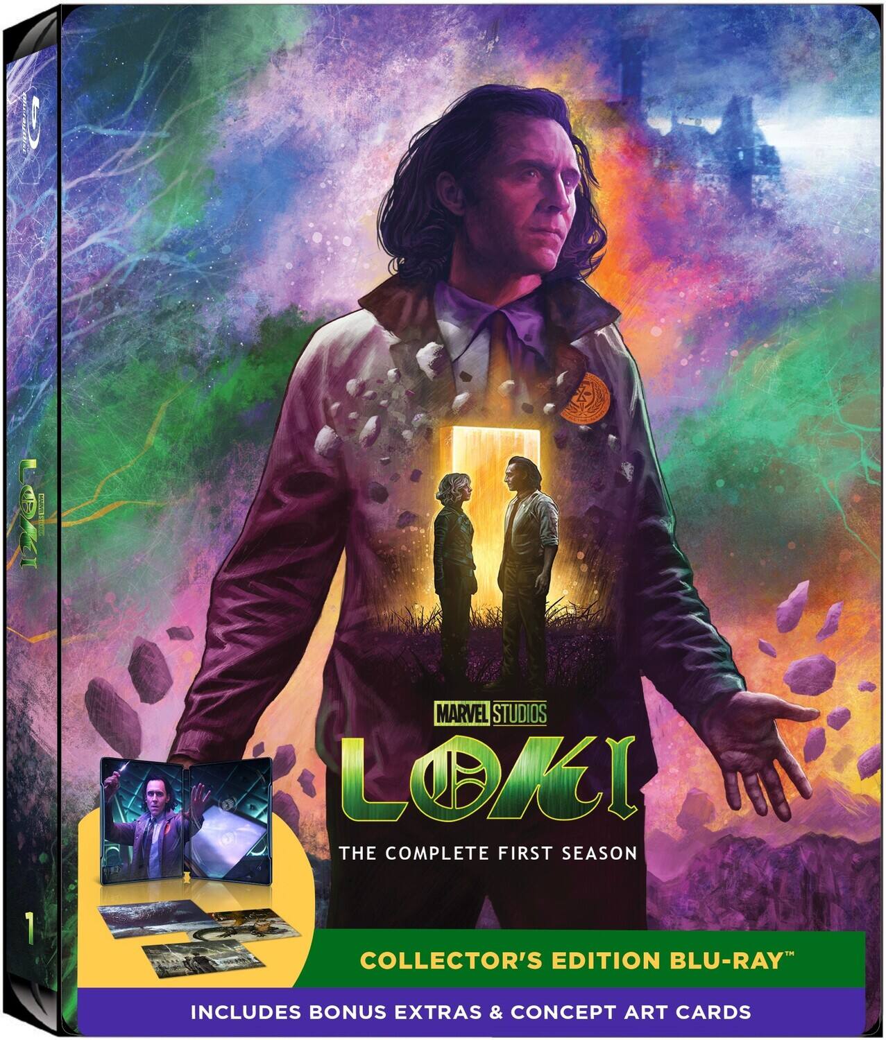 Alt View 1. Loki: The Complete First Season (Steelbook)   - BLU-RAY.