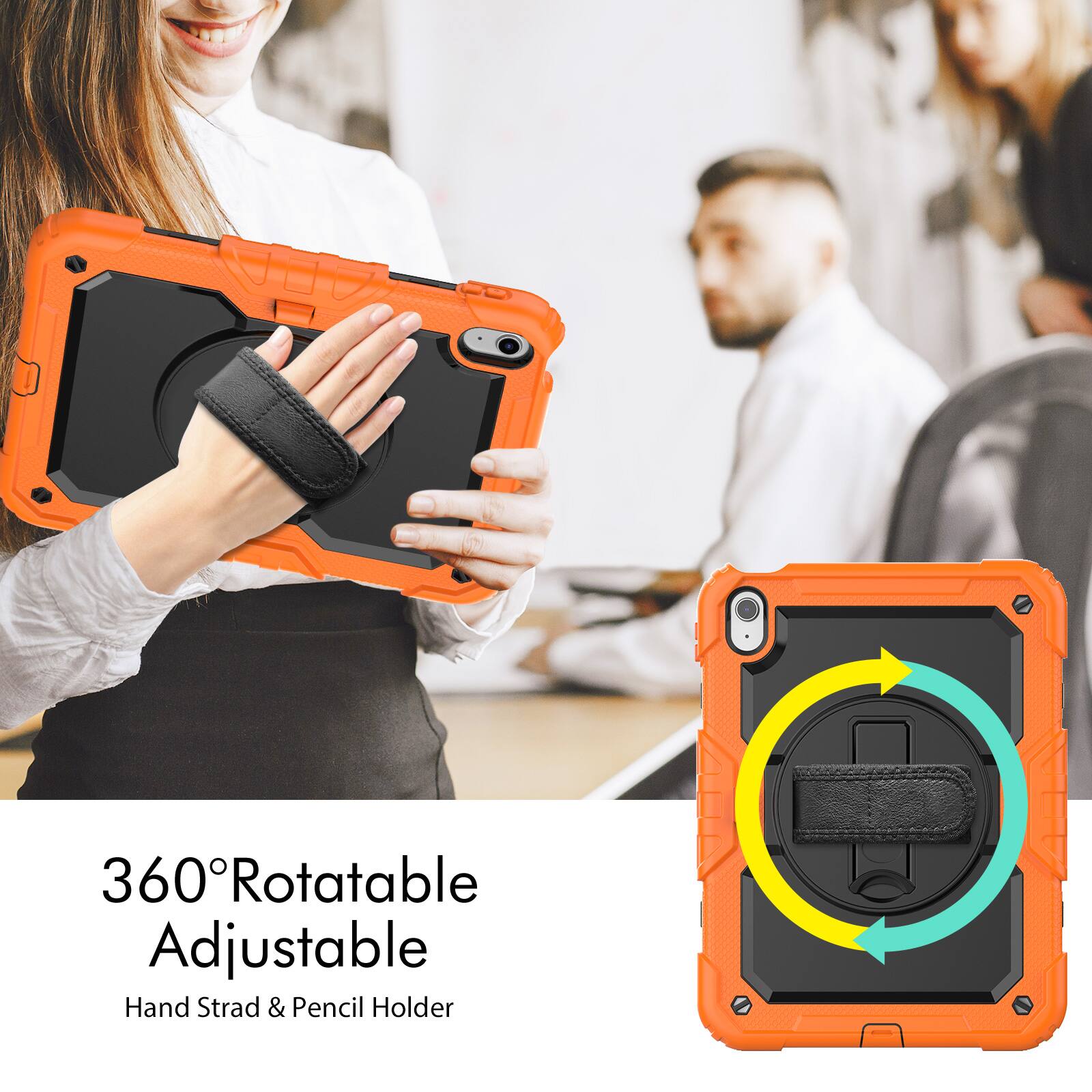 360° Rotatable Adjustable Hand Strad & Pencil Holder