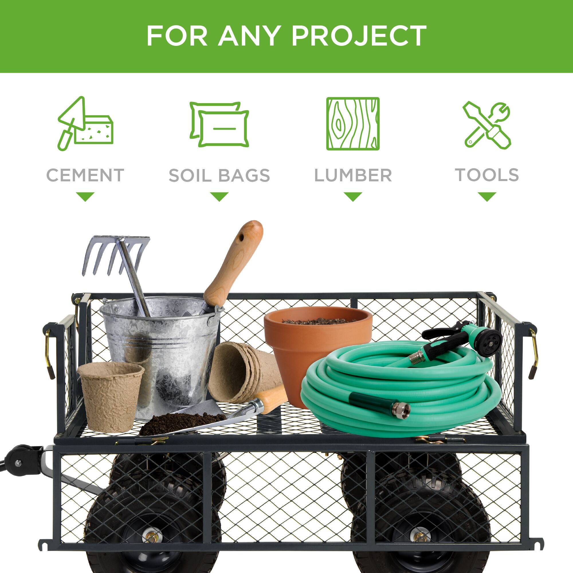 FOR ANY PROJECT

CEMENT  
SOIL BAGS  
LUMBER  
TOOLS