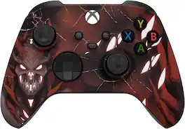 Custom Controllerzz - Custom Wireless Controller for Xbox Series X|S, Xbox One, & PC - Red Demon
