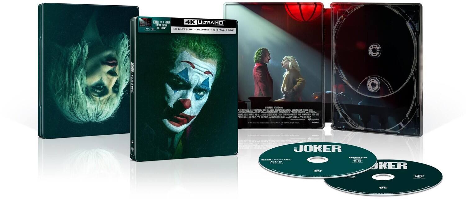 Alt View 1. Joker: Folie À Deux  (Limited Edition 4K Ultra HD Steelbook) [UHD].