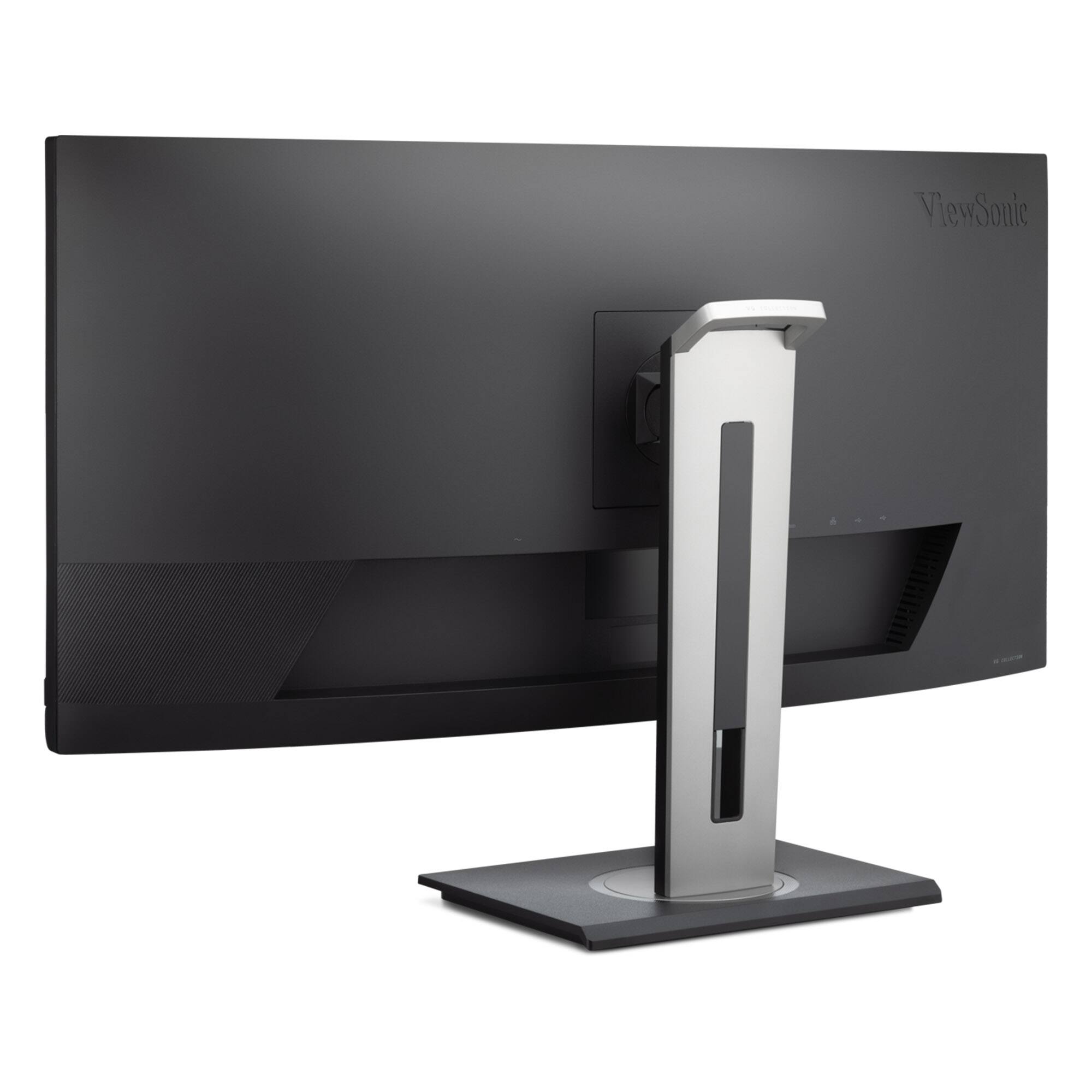 Alt View 3. ViewSonic - ViewSonic VG3456CA 34" UWQHD 4K Curved Docking Monitor w/ Advanced Ergonomics, 100W USB C, HDMI, DisplayPort, and USB Hu - Black.