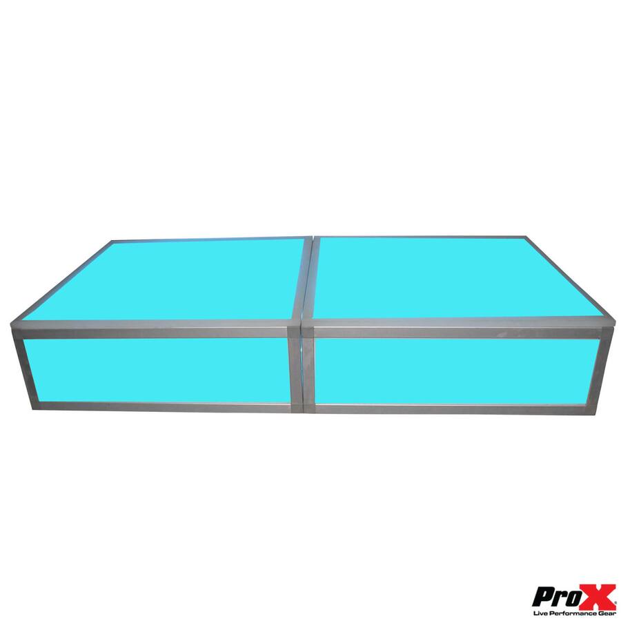 Stage Riser Platform ProX Lumo Stage Acrylic Platform Riser, 24x24x8