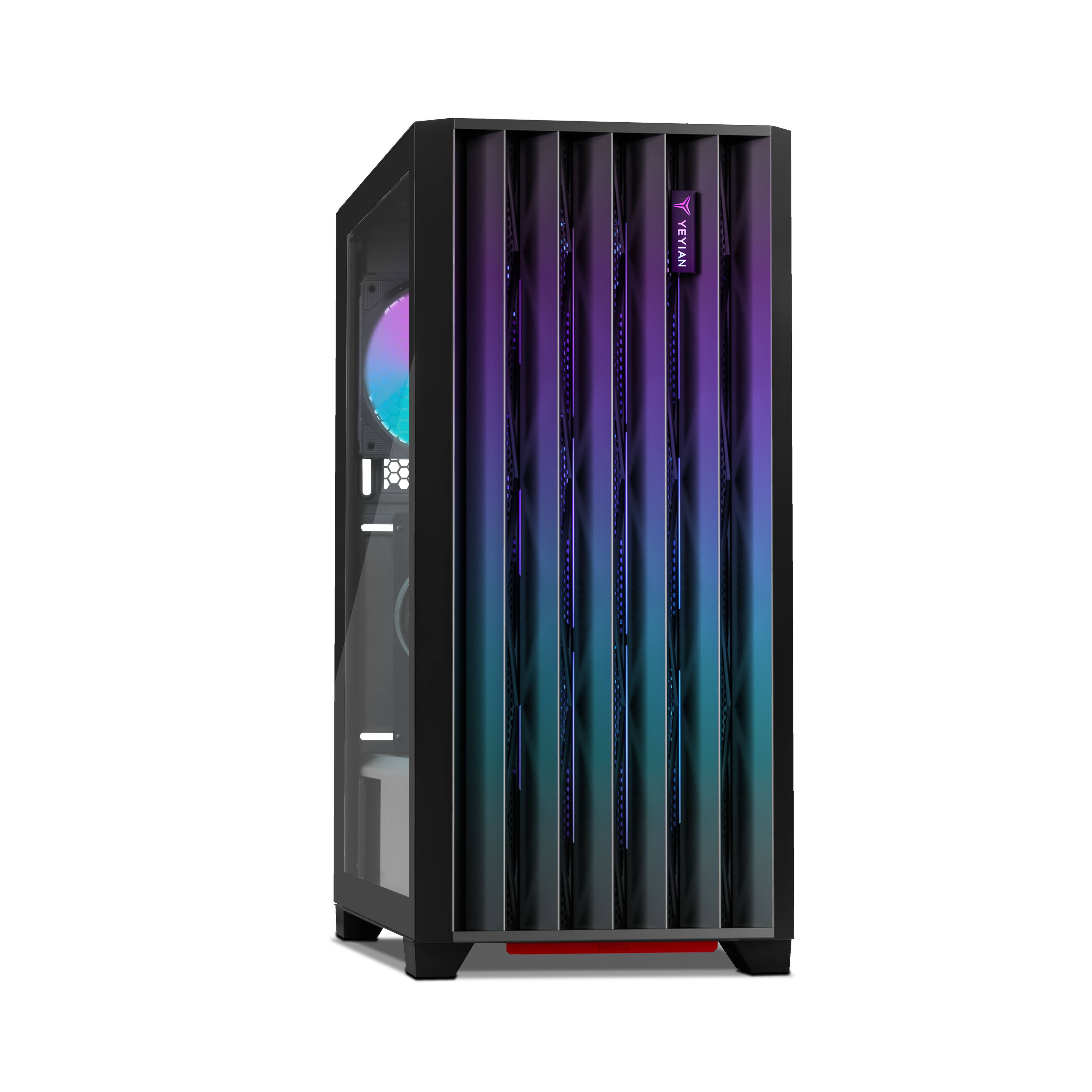 Alt View 4. YEYIAN - PHOENIX IRON MESH Gaming Desktop - Intel i5 14400F - NVIDIA RTX 4070 - 32GB DDR5 - 1TB SSD NVMe Gen 4.0 - Black.