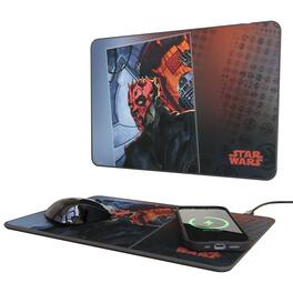 Keyscaper - Star Wars: The Phantom Menace Portrait 15-Watt Wireless Charger and Mouse Pad - Darth Maul