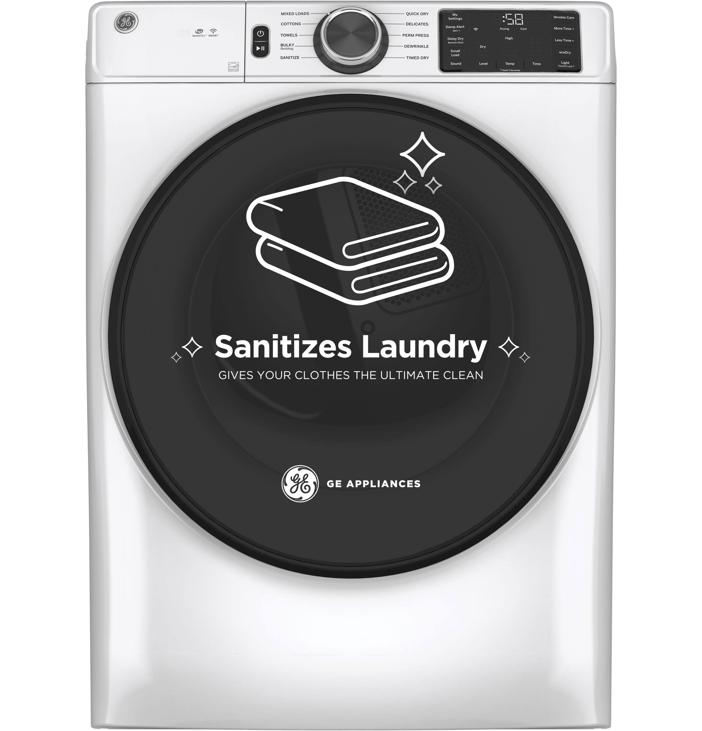 6. O C C P.N COICE i NA FOR - - - : - : : -. : : I 5 I : : - - I : - I : - a i : Sanitizes Laundry GIVES YOUR CLOTHES THE ULTIMATE CLEAN GE APPLIANCES
