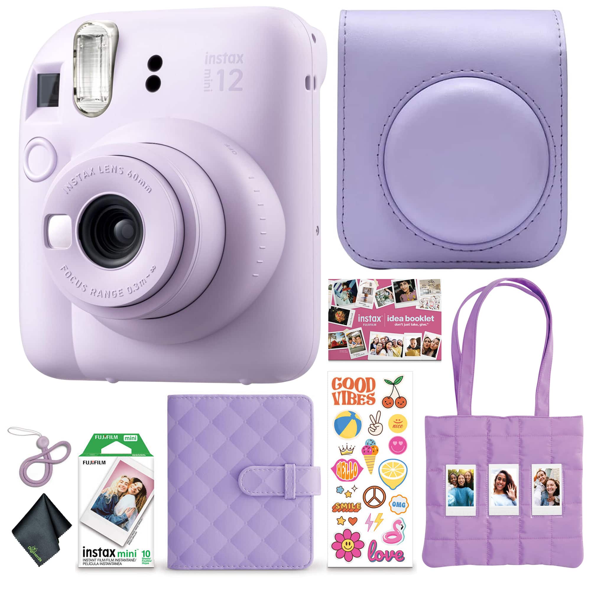Fujifilm - Instax Mini Purple Holiday Bundle 2025