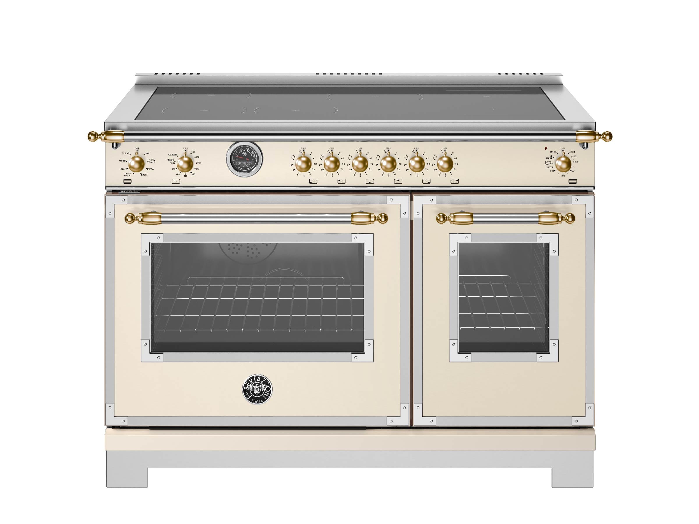"Bertazzoni - 48"" Heritage Series Induction Range - Avorio/Gold - Ivory" price history on PriceWatchPro
