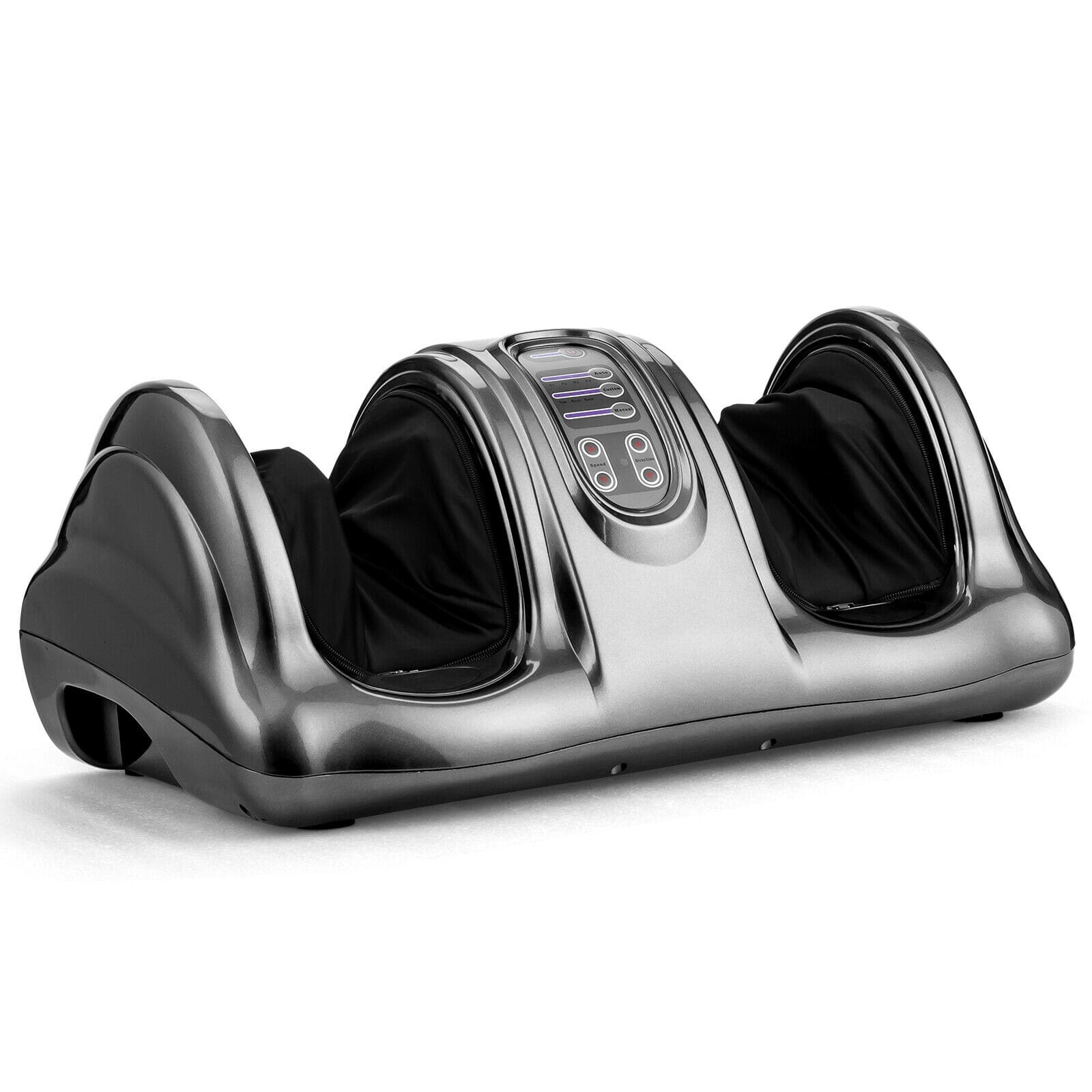 HONGGE - Therapeutic Shiatsu Foot Massager with High-Intensity Rollers - Gray
