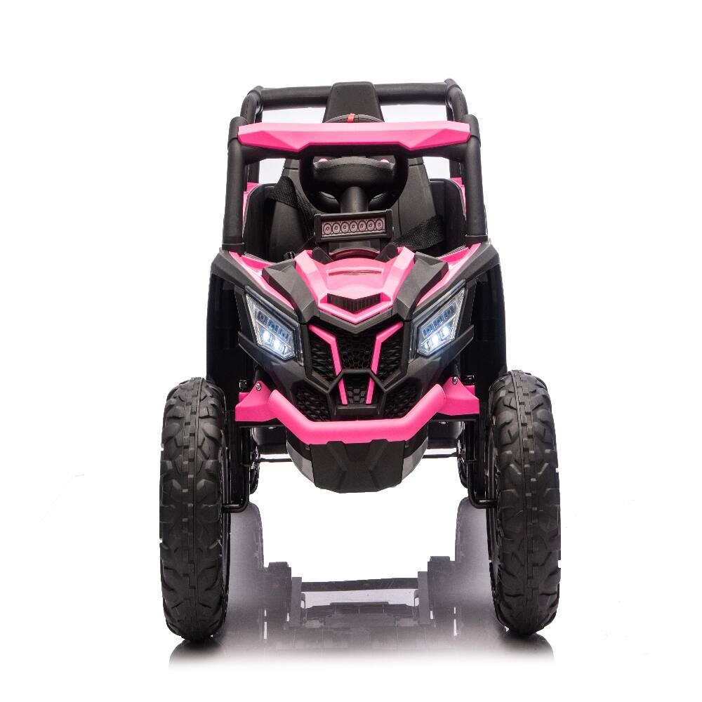 Angle. Ropilly - Ropilly 12V Kids Ride On Car Pink Electric Car for Kids with Remote Control.
