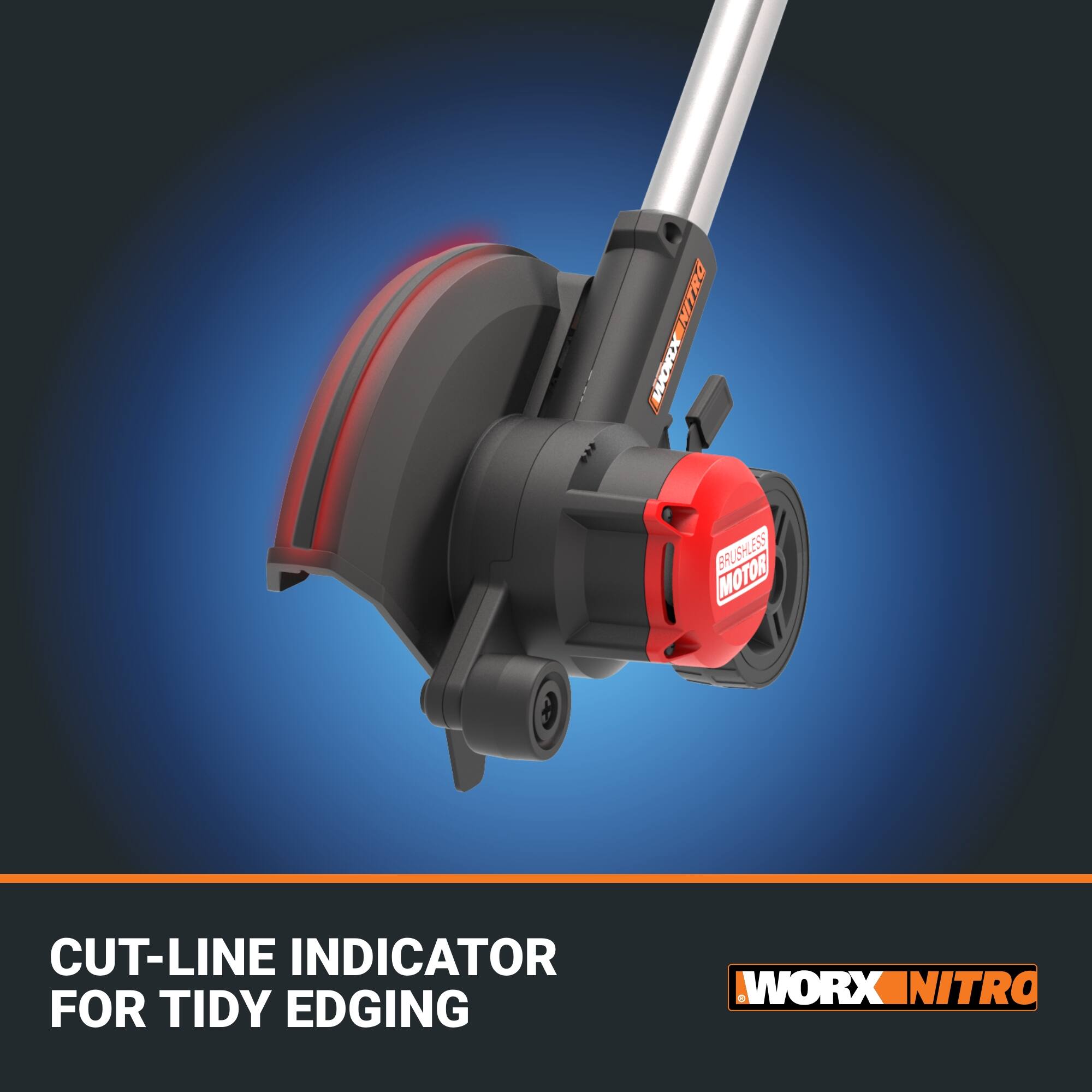 Cut-Line Indicator for Tidy Edging. WorkxNitro
