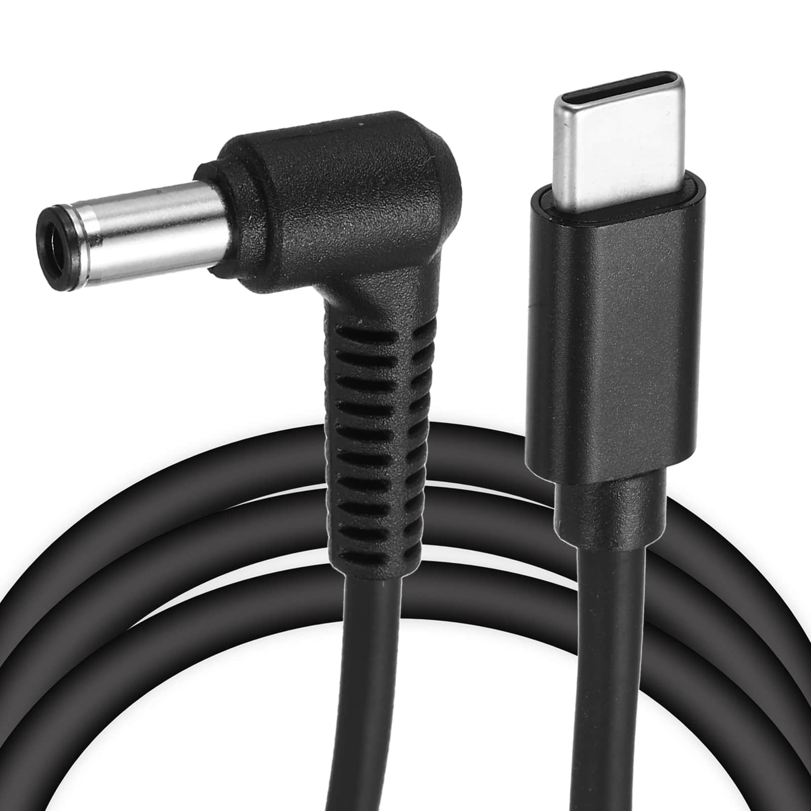 Unique Bargains - 4.9FT USB C to DC 6x0.6mm PD Charging Cable, 20V/3.25A 65W, for Router, Camera, TV Box, Desk Lamp - Black