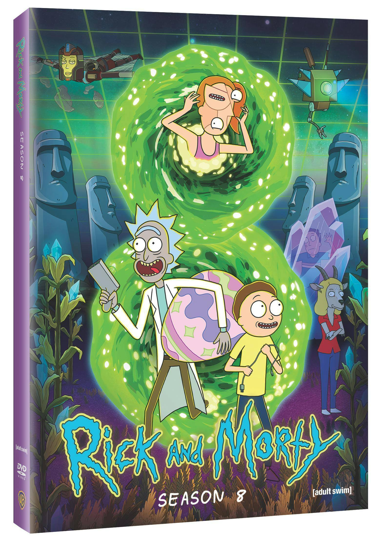 Angle. Rick and Morty: Season 8   - DVD.
