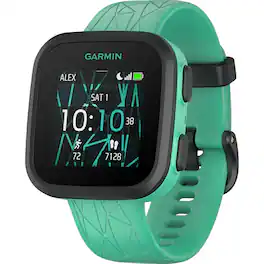 Garmin - Bounce Kids Smartwatch Two-Way Text & Voice Messaging Location Track - Green Burst - (2022)