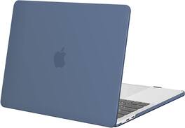 mosiso - Hard Shell Case for 13-inch MacBook Pro 2016-2026 A2338 A2289 A2251 A2159 A1989 A1706 A1708 - Steel Blue