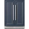 Front. Ca'Lefort - 24 Inch Panel Ready Wine and Beverage Refrigerator - 60 Can and 20 Bottle Wine Fridge Dual Zone (Panels Not Included) - Stainless Steel.