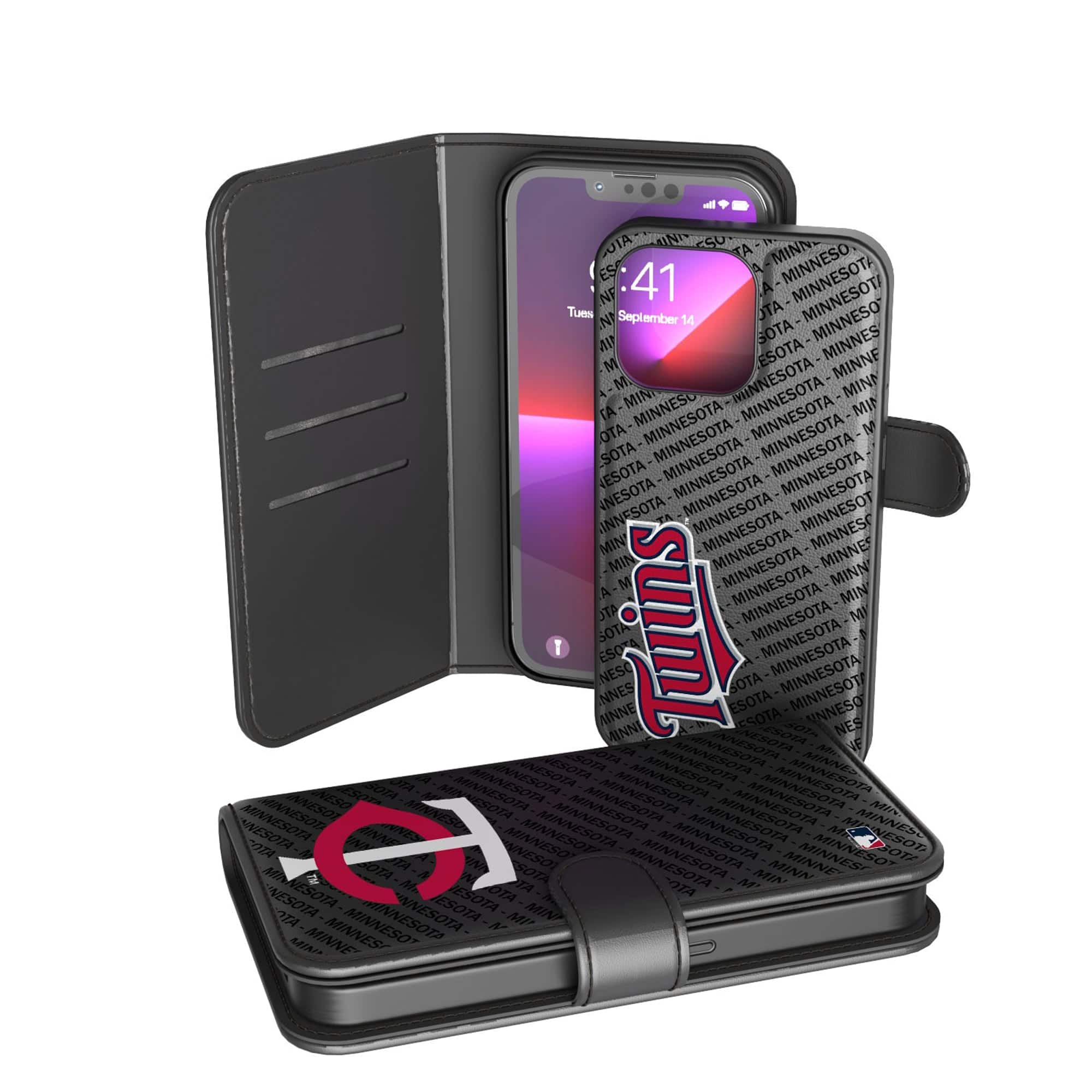 Keyscaper - MLB - Minnesota Twins - iPhone Wallet Case - 12/12 Pro - Multicolor price history on PriceWatchPro