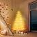 Alt View 11. Costway - 6 FT Pre-Lit Christmas Tree Snow Flocked Hinged 11 Lighting Modes with 300 Lights - White.