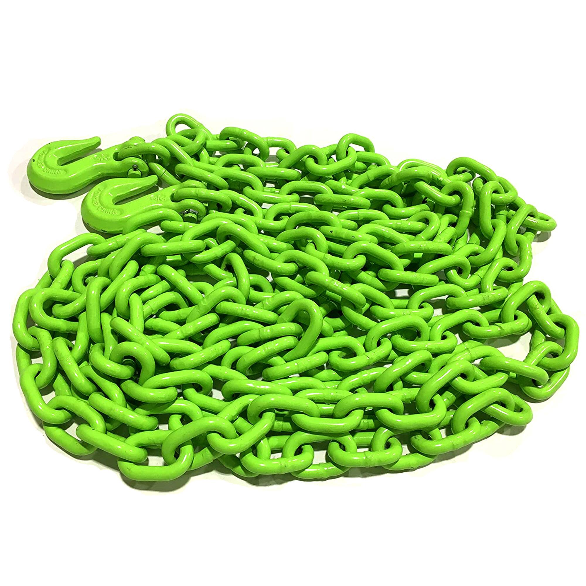 Alt View 4. Timber Tuff - Timber Tuff TMW-3820HVLC 20 Foot Long Heavy Duty Log Chain, 5,400 Pound Capacity - Green.