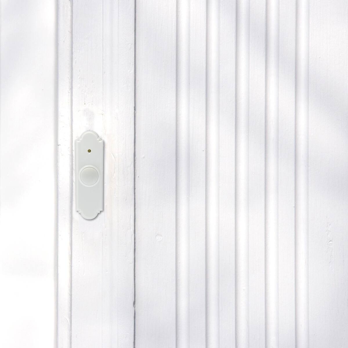 Alt View 1. IQ America - IQ America Wireless Doorbell Pushbutton Replacement Slimline Non-lighted White - White.