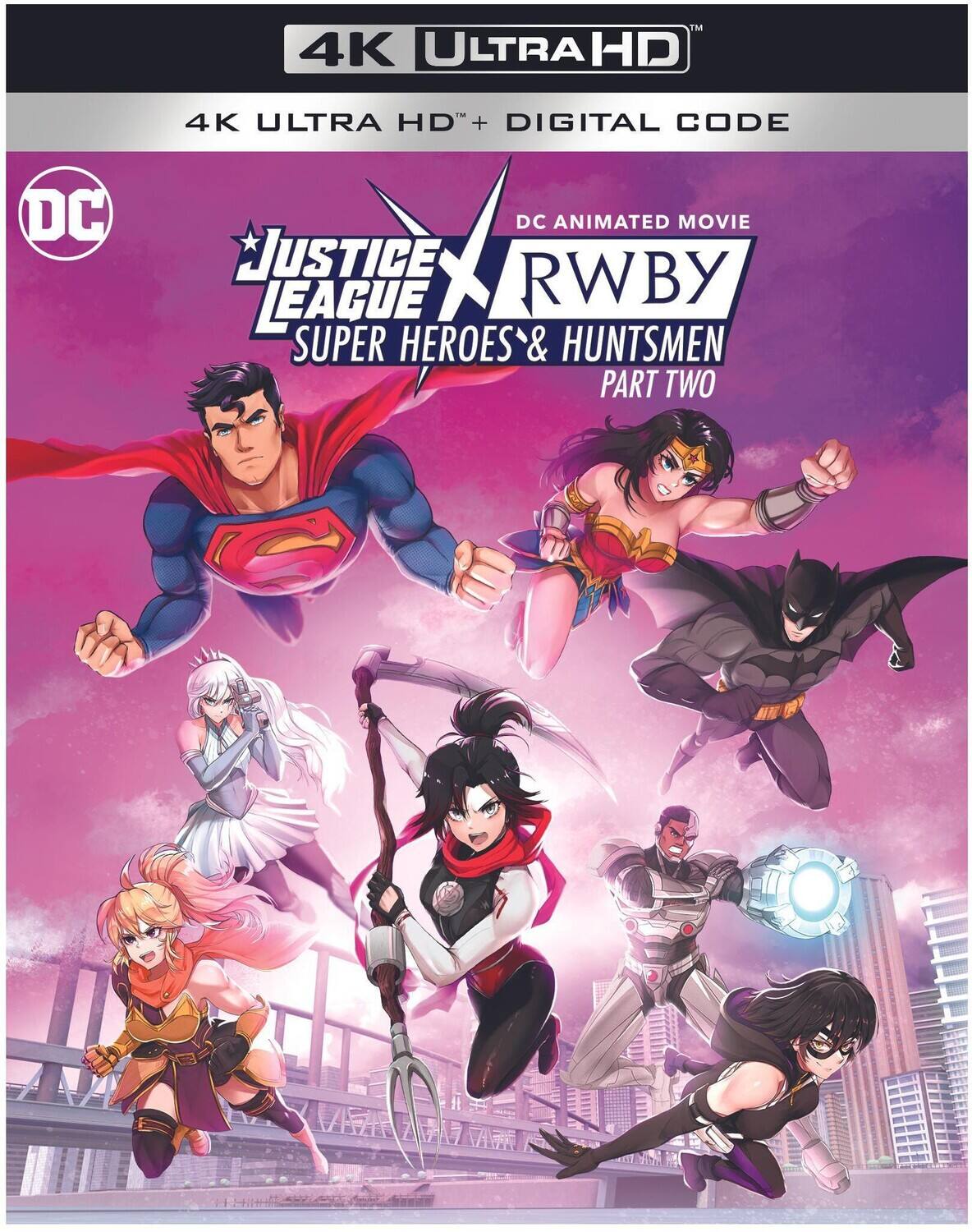 Justice League X RWBY: Super Heroes & Huntsmen Part Two   - 4K Blu-Ray [Standard] [4K Ultra HD Blu-ray]