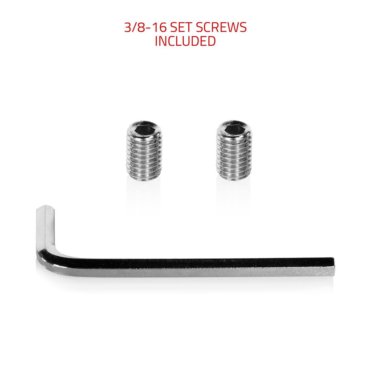 3/8-16 SET SCREWS INCLUDED