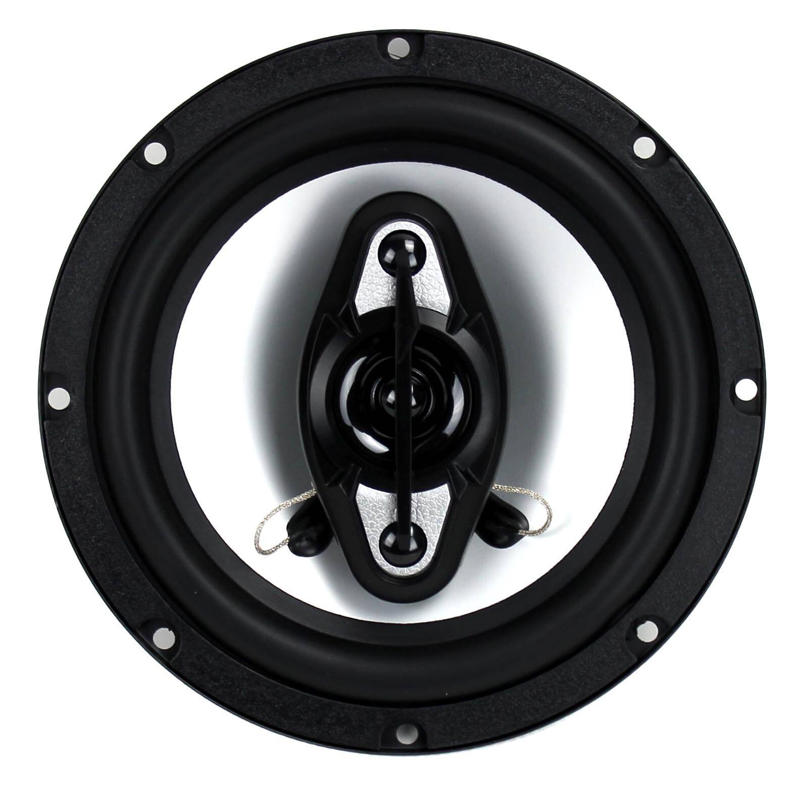 Alt View 5. BOSS Audio - BOSS Audio NX654 Onyx 6.5" 400W 4-Way Car Audio Coaxial Stereo Speakers, 2 Pair - Black.