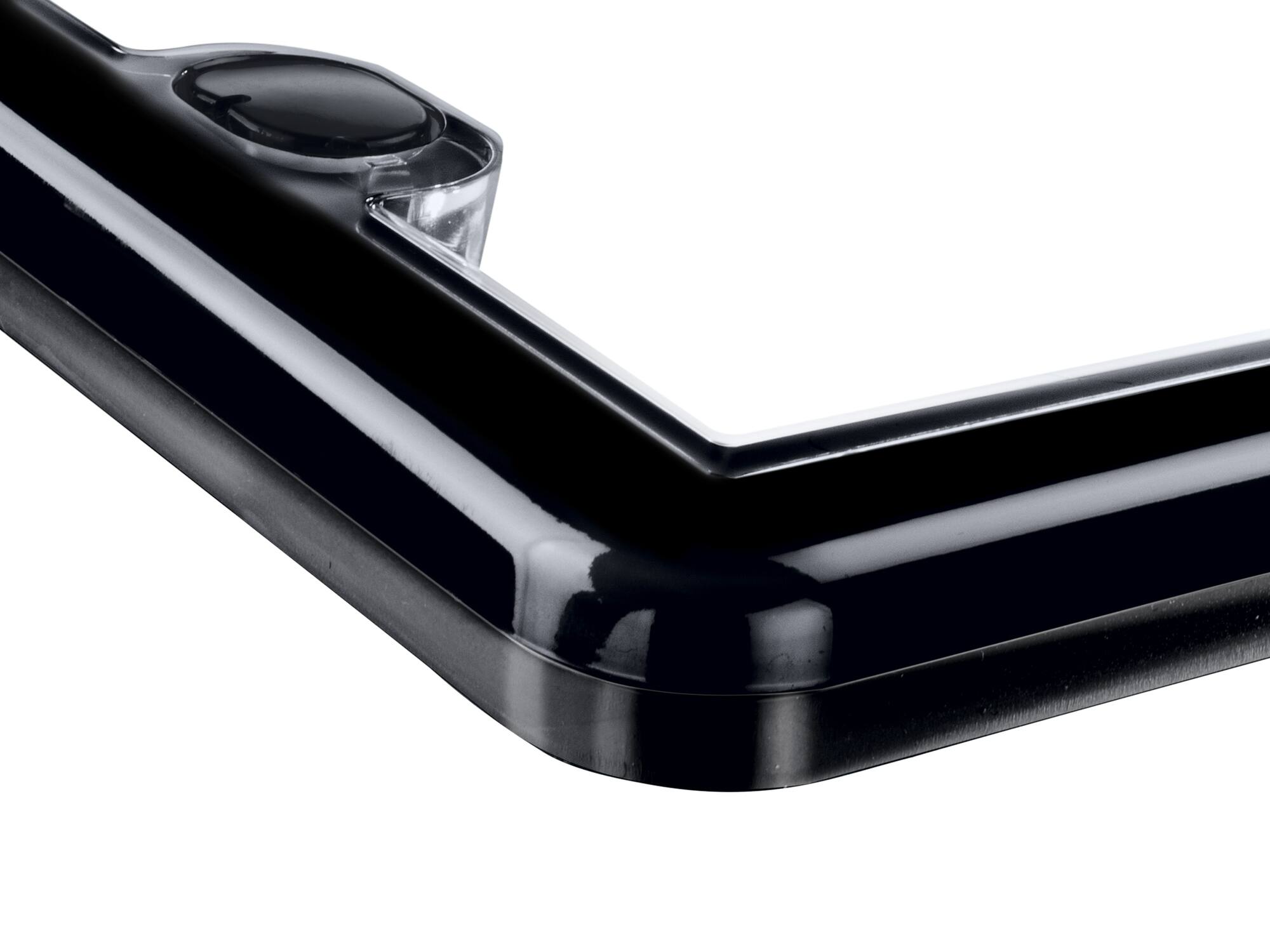 Alt View 1. WeatherTech - ColorFrame | License Plate Frame with Multi-Flex Gasket and Stainless Steel Hardware - Black.