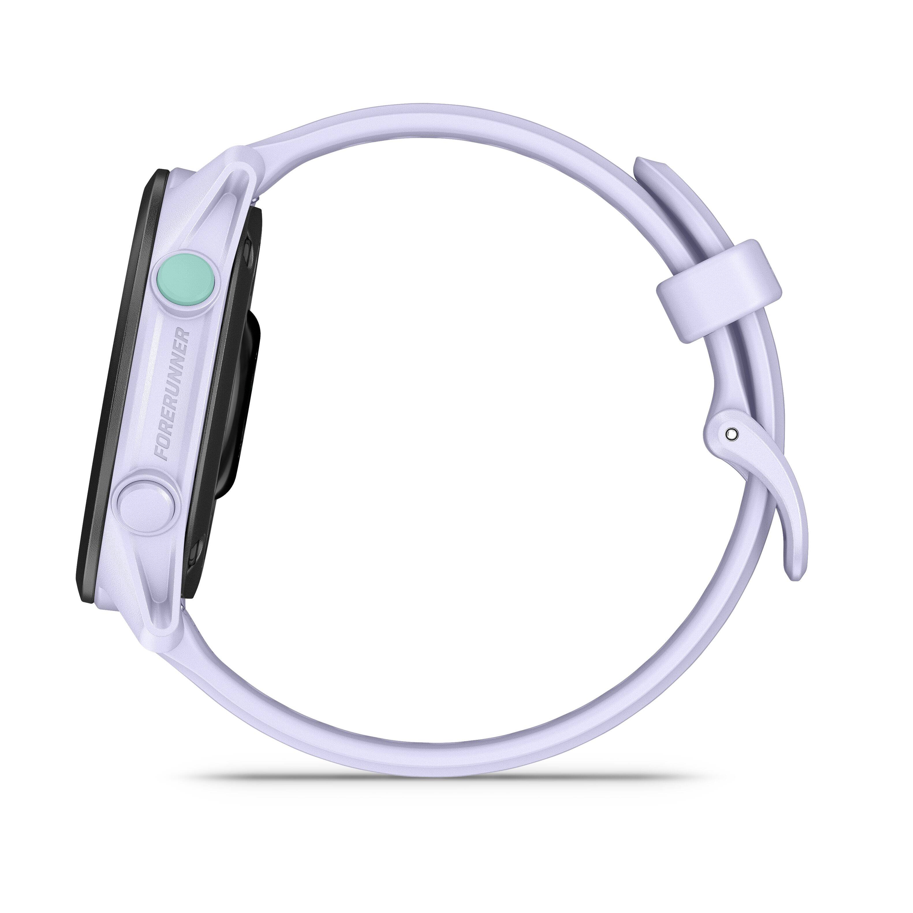 Alt View 7. Garmin - Forerunner 70 GPS Smartwatch 43 mm Fiber-Reinforced polymer - Cool Lavender.