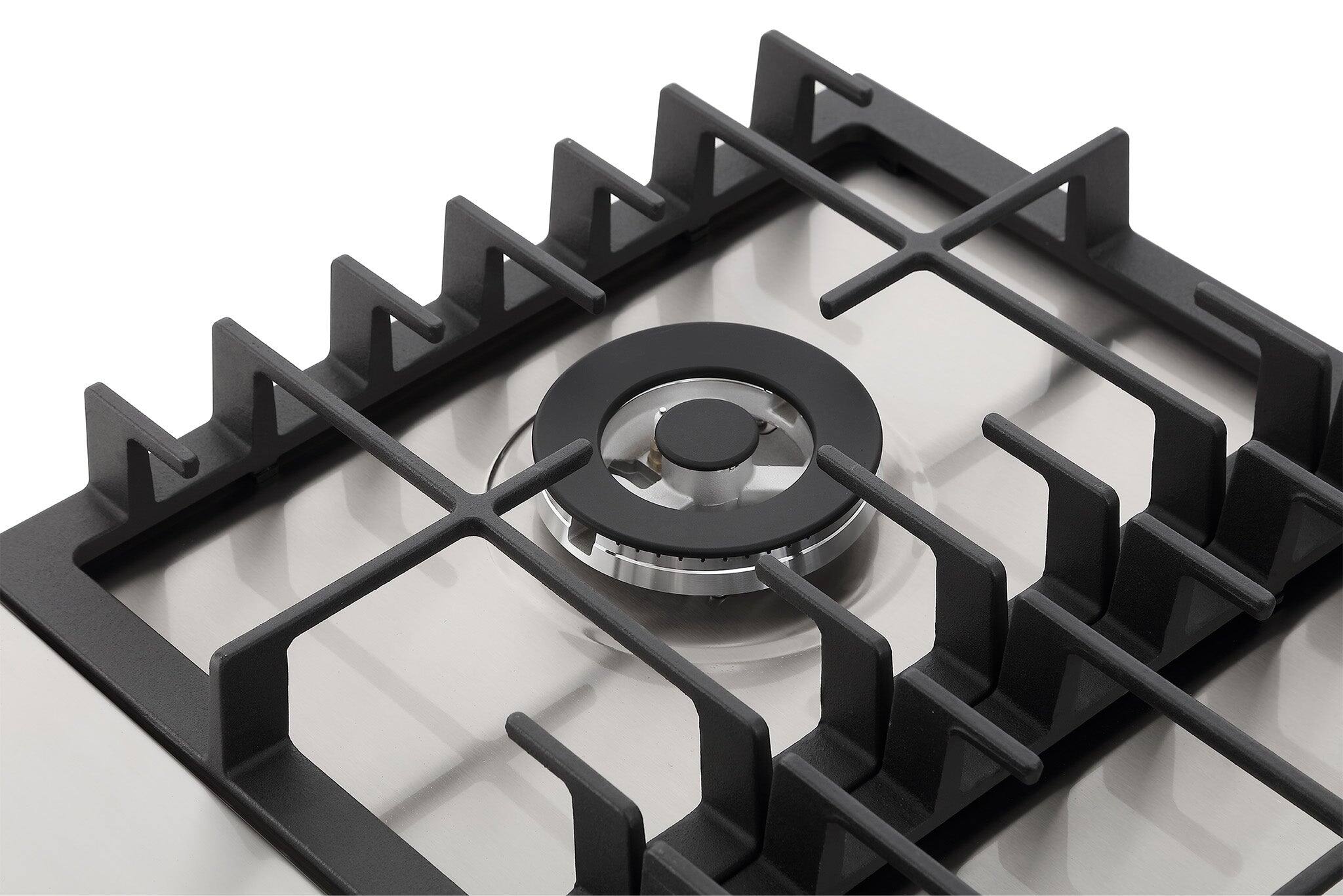 Alt View 1. Rangaire - Rangaire 34" Gas Cooktop 5 Burners Stainless Steel RCG341S - Stainless Steel.