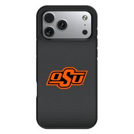 Keyscaper - NCAA - Oklahoma State Cowboys Bump Case with 8.2ft Drop Protection - 16 Pro - Black
