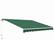 Front. Outsunny - 12' x 10' Retractable Awning Patio Awnings Sun Shade Shelter with Manual Crank Handle, 280g/m² UV - Green.