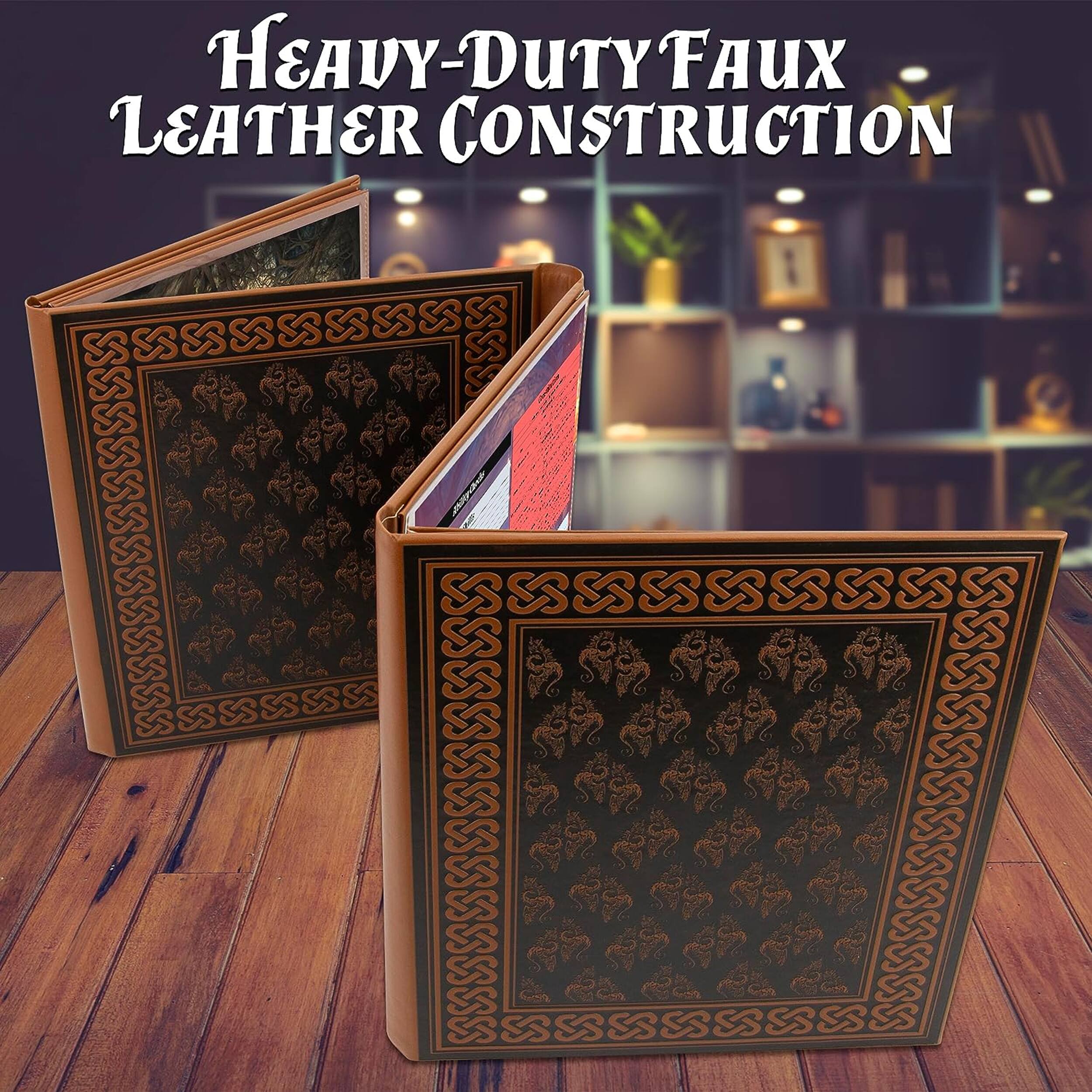 HEAVY-DUTY FAUX LEATHER CONSTRUCTION