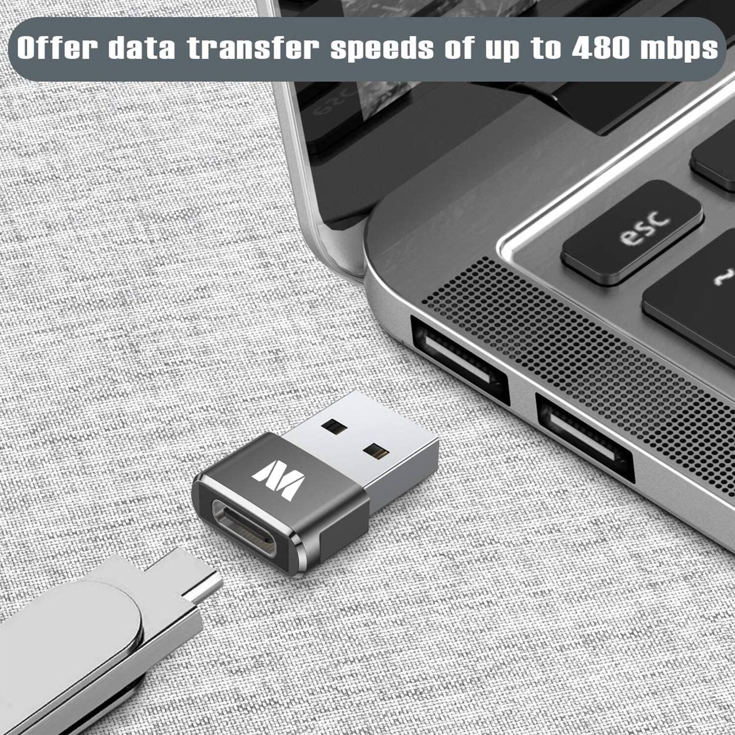Offer data transfer speeds of up to 480 mbps