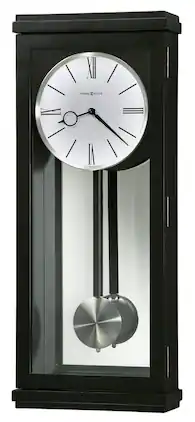 Howard Miller - Alvarez Wall Clock 625440 Satin - Black