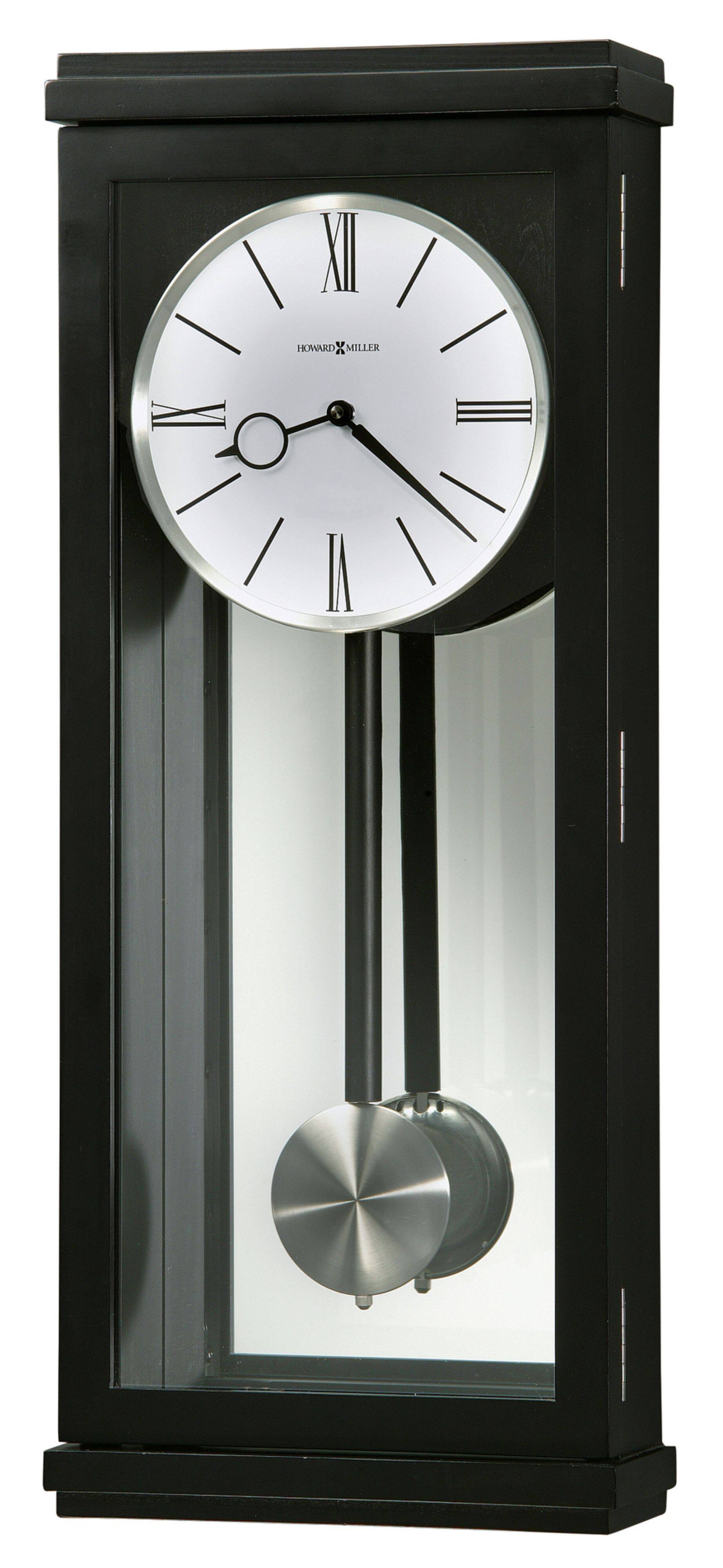 Howard Miller - Alvarez Wall Clock 625440 Satin - Black