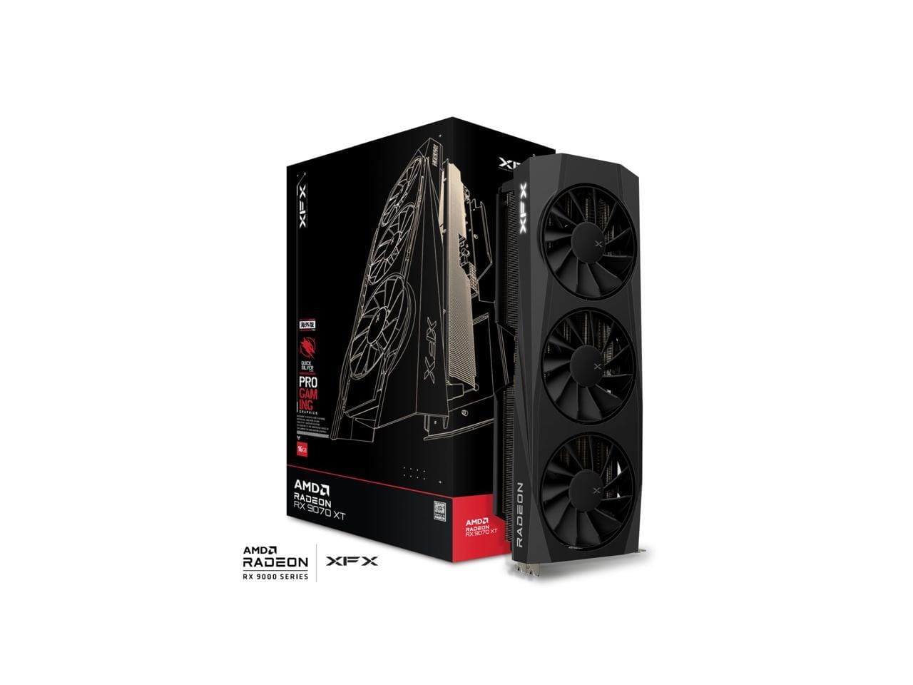 XFX Quicksilver Radeon RX 9070 XT 16GB 256 Bit GDDR6 PCI Express